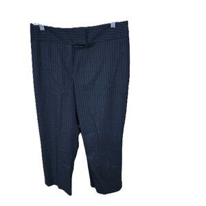 Pantology Black Pinstriped Dress Pants Size 10